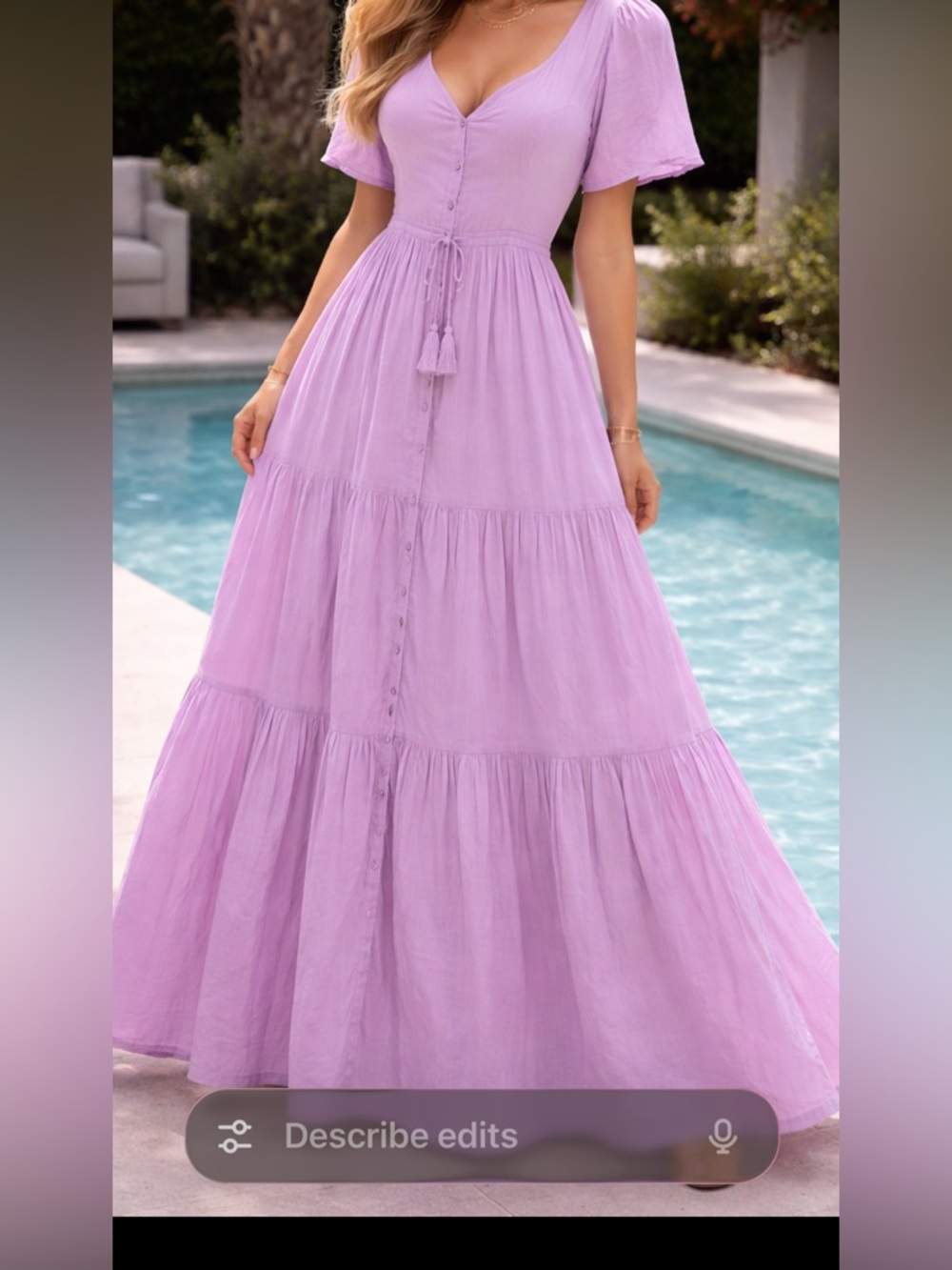 New Elan cotton maxi dress